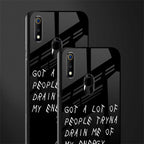 tryna drain my energy glass case for realme 3 pro image-2