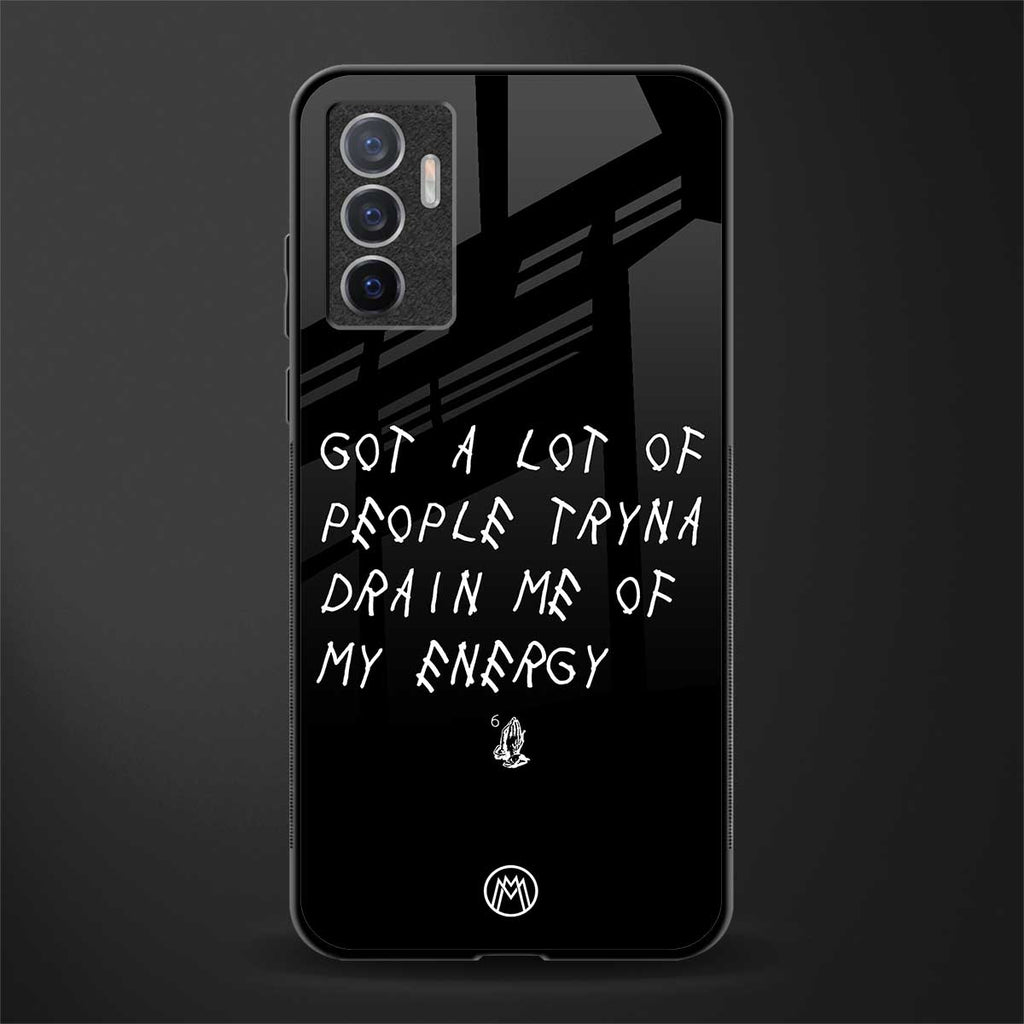 tryna drain my energy glass case for vivo v23e image