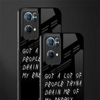 tryna drain my energy glass case for oppo reno7 pro 5g image-2