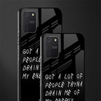 tryna drain my energy glass case for samsung galaxy s10 lite image-2