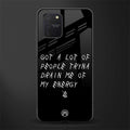 tryna drain my energy glass case for samsung galaxy s10 lite image
