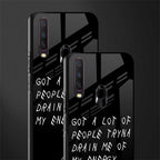 tryna drain my energy glass case for vivo y15 image-2
