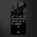 tryna drain my energy glass case for vivo y17 image