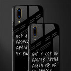 tryna drain my energy glass case for vivo v11 pro image-2