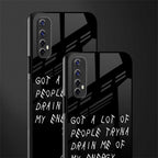 tryna drain my energy glass case for realme 7 image-2