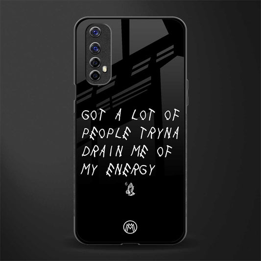 tryna drain my energy glass case for realme 7 image