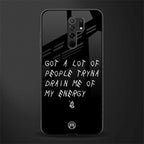 tryna drain my energy glass case for redmi 9 prime image