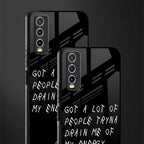 tryna drain my energy glass case for vivo y20 image-2