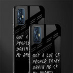 tryna drain my energy glass case for vivo v17 image-2