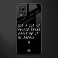 tryna drain my energy glass case for vivo v20 image