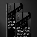 tryna drain my energy glass case for redmi 9a image-2