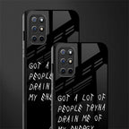 tryna drain my energy glass case for oneplus 8t image-2