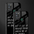 tryna drain my energy glass case for realme 7i image-2
