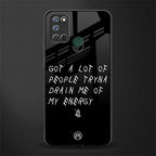 tryna drain my energy glass case for realme 7i image