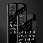 tryna drain my energy glass case for realme 7 pro image-2