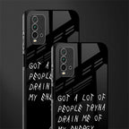 tryna drain my energy glass case for redmi 9 power image-2
