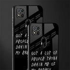tryna drain my energy glass case for redmi 9c image-2