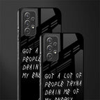 tryna drain my energy glass case for samsung galaxy a32 4g image-2
