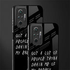 tryna drain my energy glass case for redmi note 10 pro max image-2
