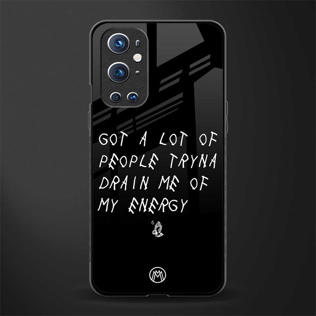 tryna drain my energy glass case for oneplus 9 pro image