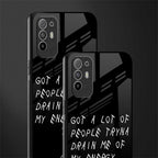 tryna drain my energy glass case for oppo f19 pro plus image-2