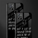 tryna drain my energy glass case for realme c21 image-2