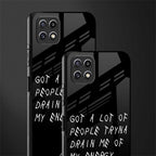 tryna drain my energy glass case for samsung galaxy a22 5g image-2