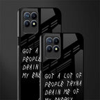 tryna drain my energy glass case for realme 8i image-2