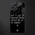 tryna drain my energy glass case for realme 8i image