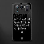 tryna drain my energy glass case for mi 11 ultra 5g image