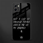 tryna drain my energy glass case for vivo y15s image