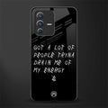 tryna drain my energy glass case for vivo v23 5g image
