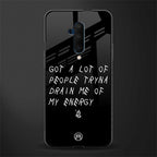 tryna drain my energy glass case for oneplus 7t pro image