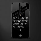 tryna drain my energy glass case for oneplus 7 pro image