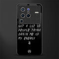 tryna drain my energy glass case for vivo x80 pro 5g image