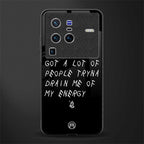 tryna drain my energy glass case for vivo x80 pro 5g image