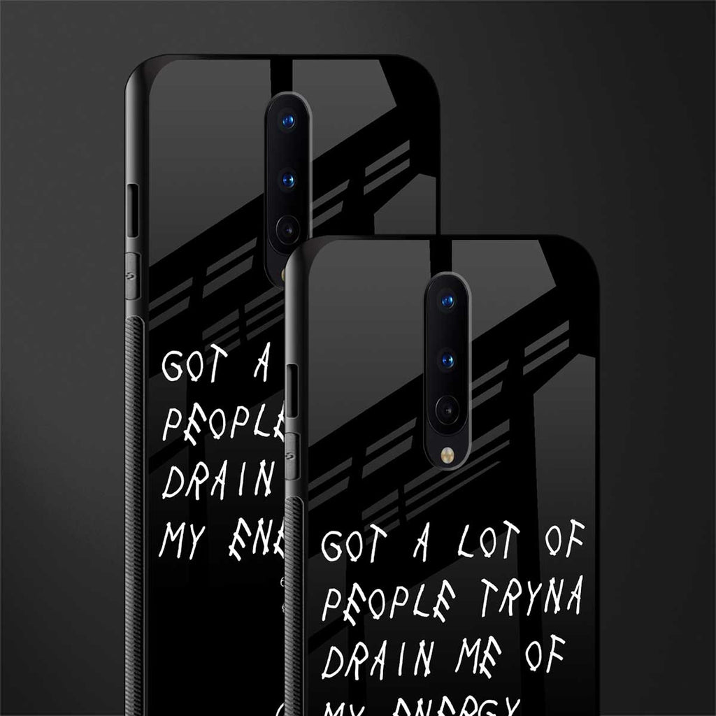 tryna drain my energy glass case for oneplus 8 image-2