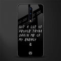 tryna drain my energy glass case for oneplus 8 image