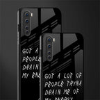 tryna drain my energy glass case for oneplus nord ac2001 image-2