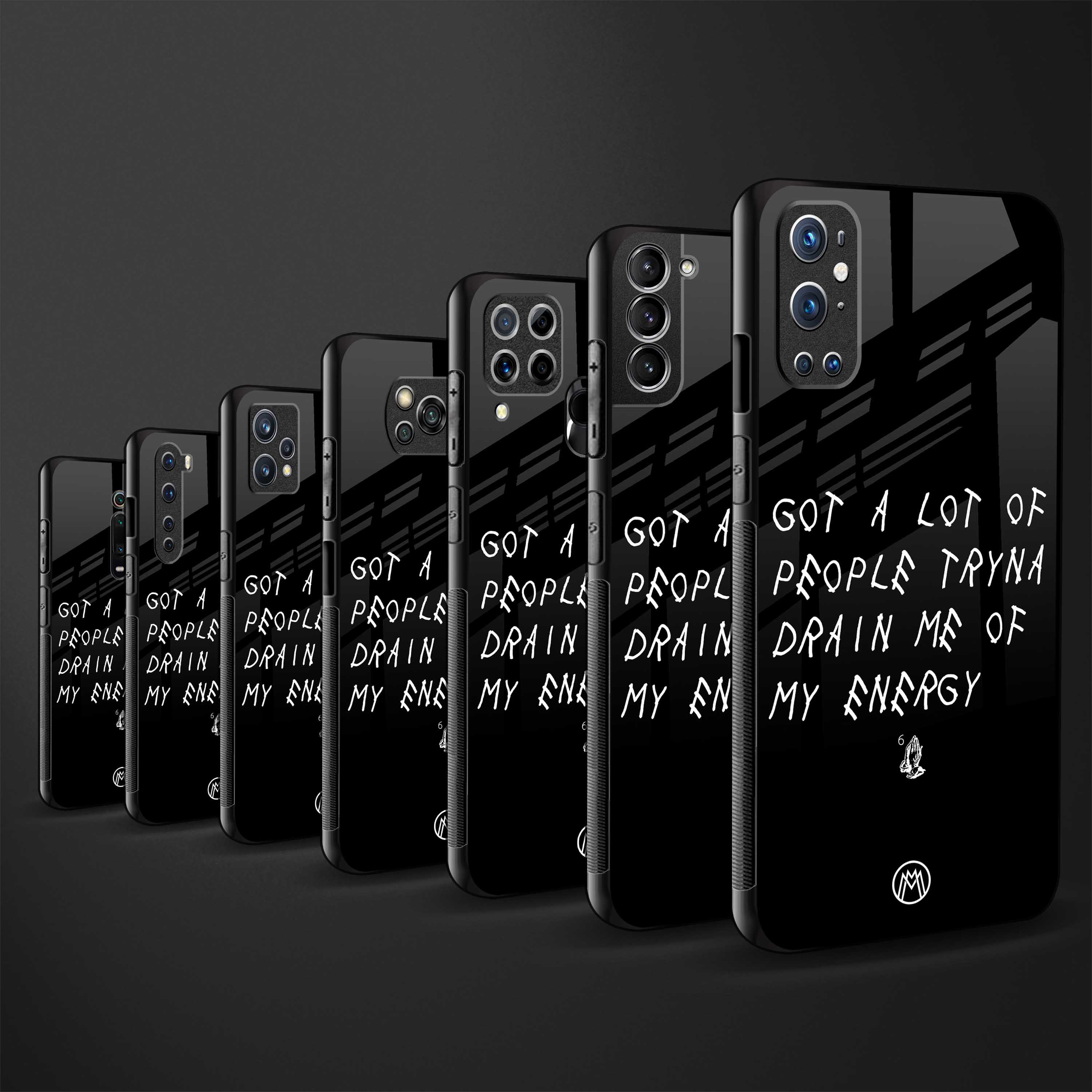 tryna drain my energy glass case for samsung galaxy s22 plus 5g image-3
