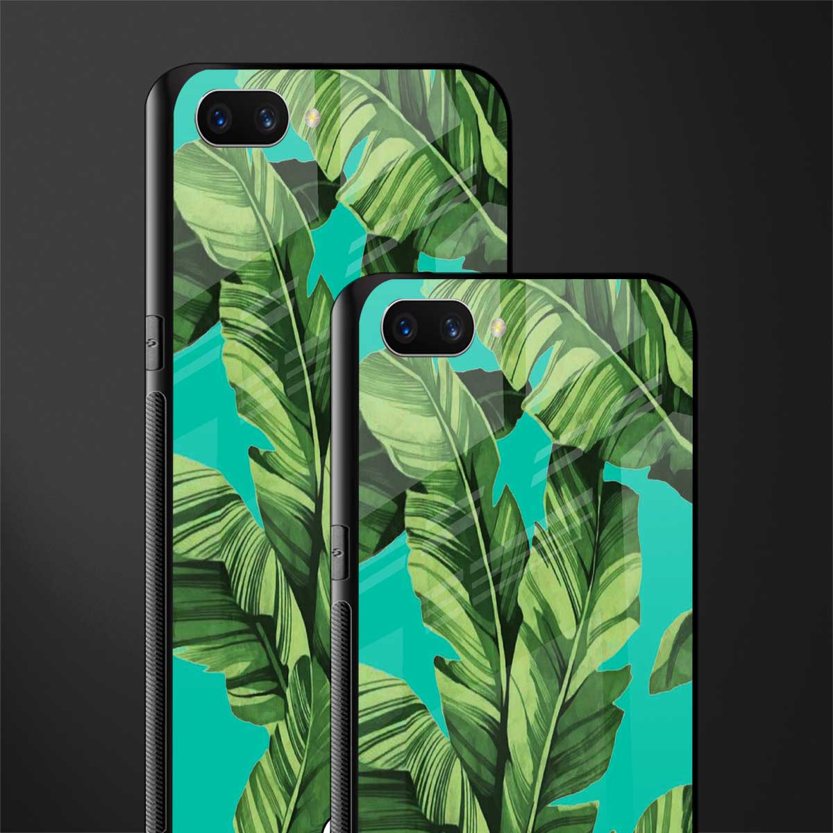 ubud jungle glass case for oppo a3s image-2