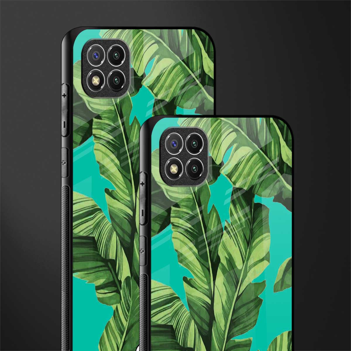 ubud jungle glass case for poco c3 image-2