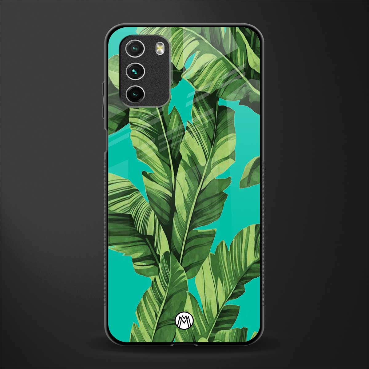 ubud jungle glass case for poco m3 image