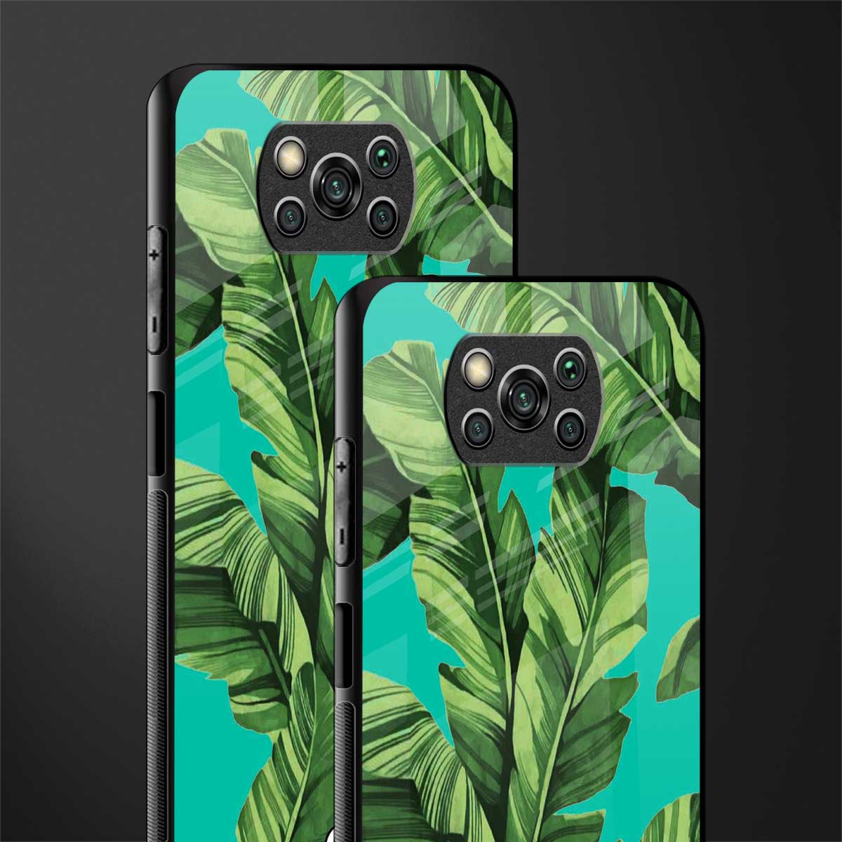 ubud jungle glass case for poco x3 image-2