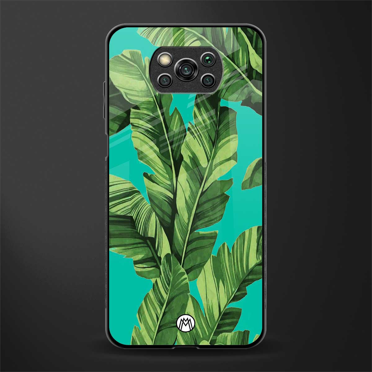 ubud jungle glass case for poco x3 image