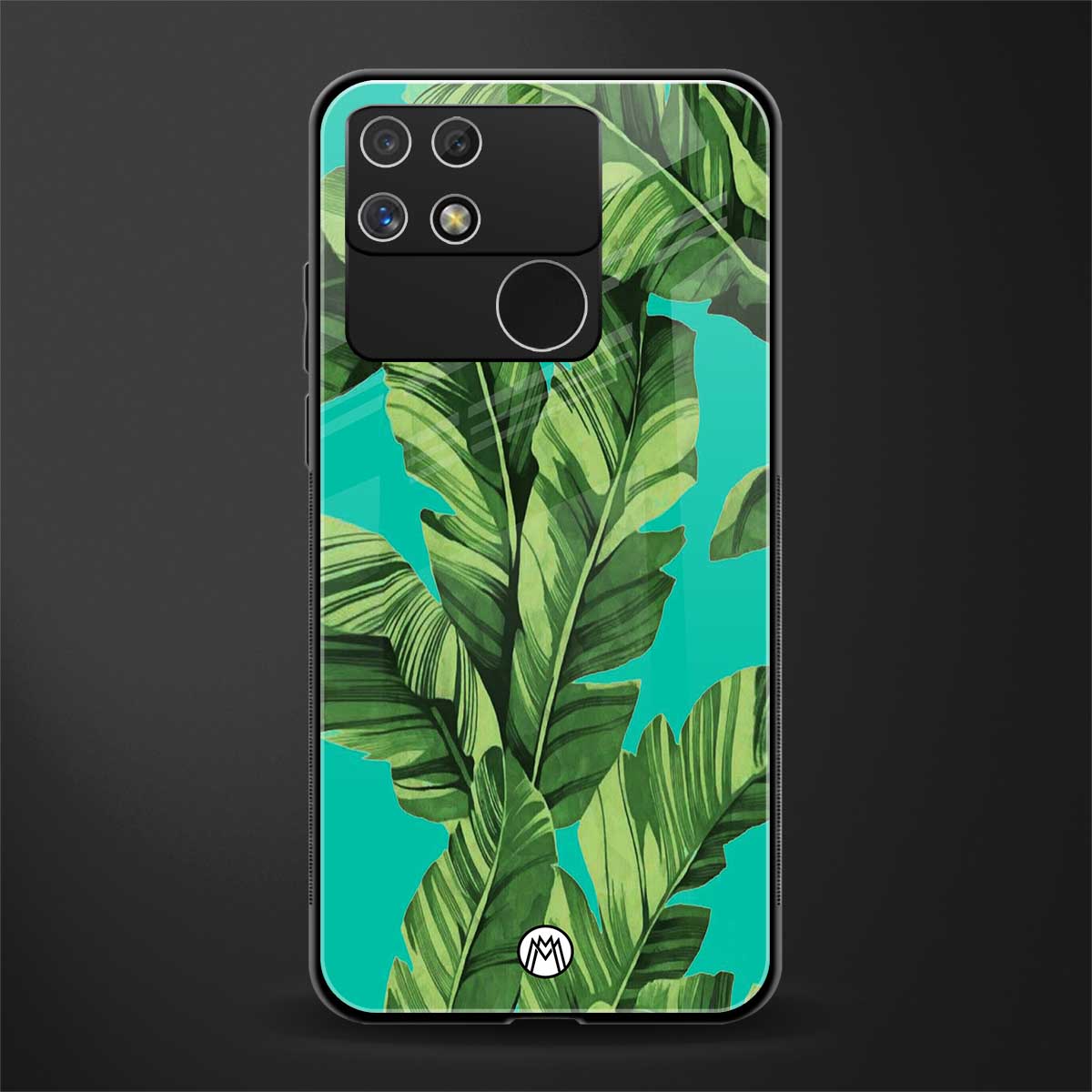 ubud jungle back phone cover | glass case for realme narzo 50a