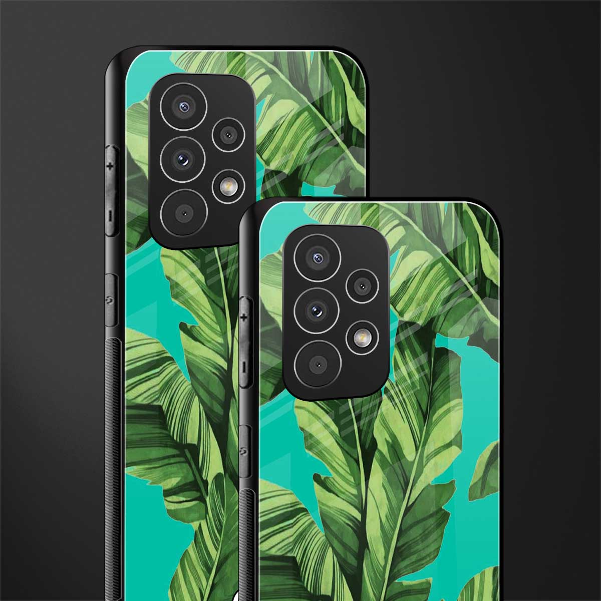 ubud jungle back phone cover | glass case for samsung galaxy a73 5g