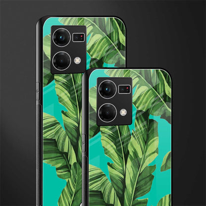 ubud jungle back phone cover | glass case for oppo f21 pro 4g