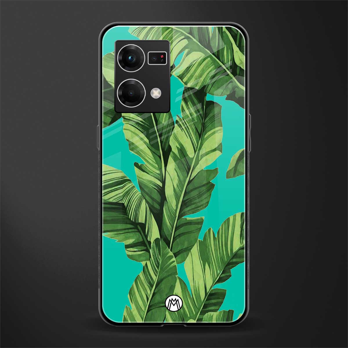 ubud jungle back phone cover | glass case for oppo f21 pro 4g