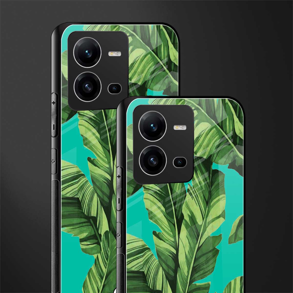 ubud jungle back phone cover | glass case for vivo v25-5g